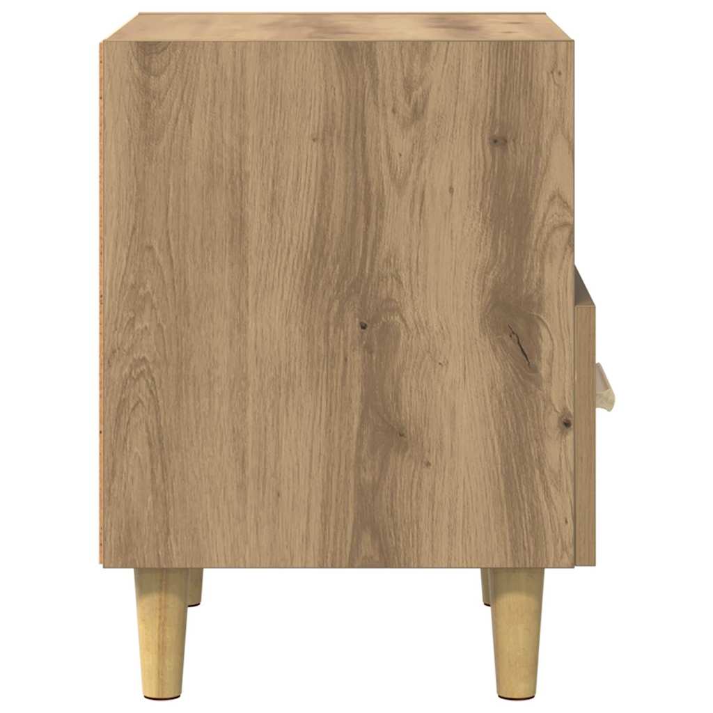 Cabinet de chevet 2 pcs Chêne artisanal 40 x 35 x 47 cm - XIOS