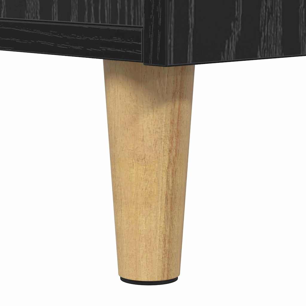 Cabinet de chevet avec tiroir Chêne noir 40 x 35 x 47.5 cm - XIOS