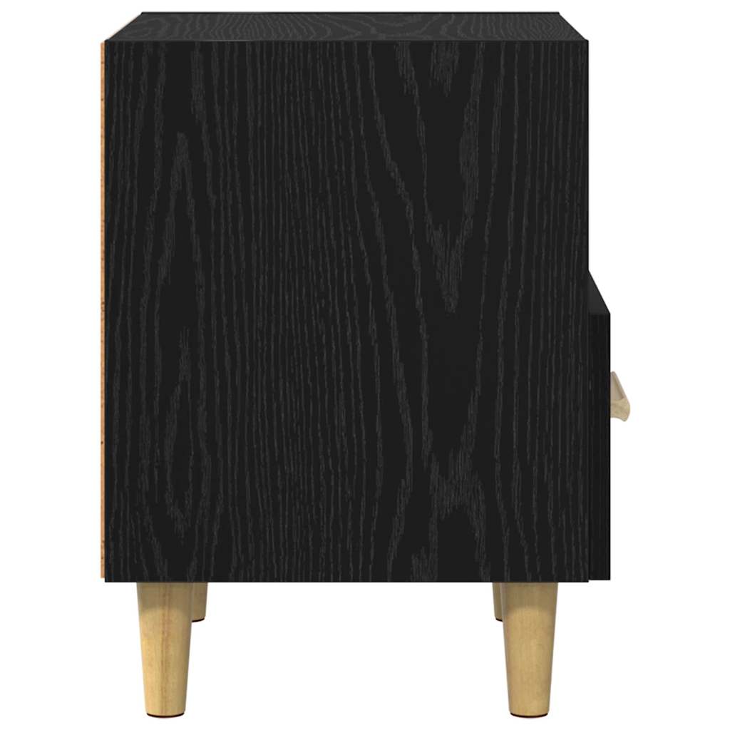 Cabinet de chevet avec tiroir 2 pcs Chêne noir 40 x 35 x 47 cm - XIOS