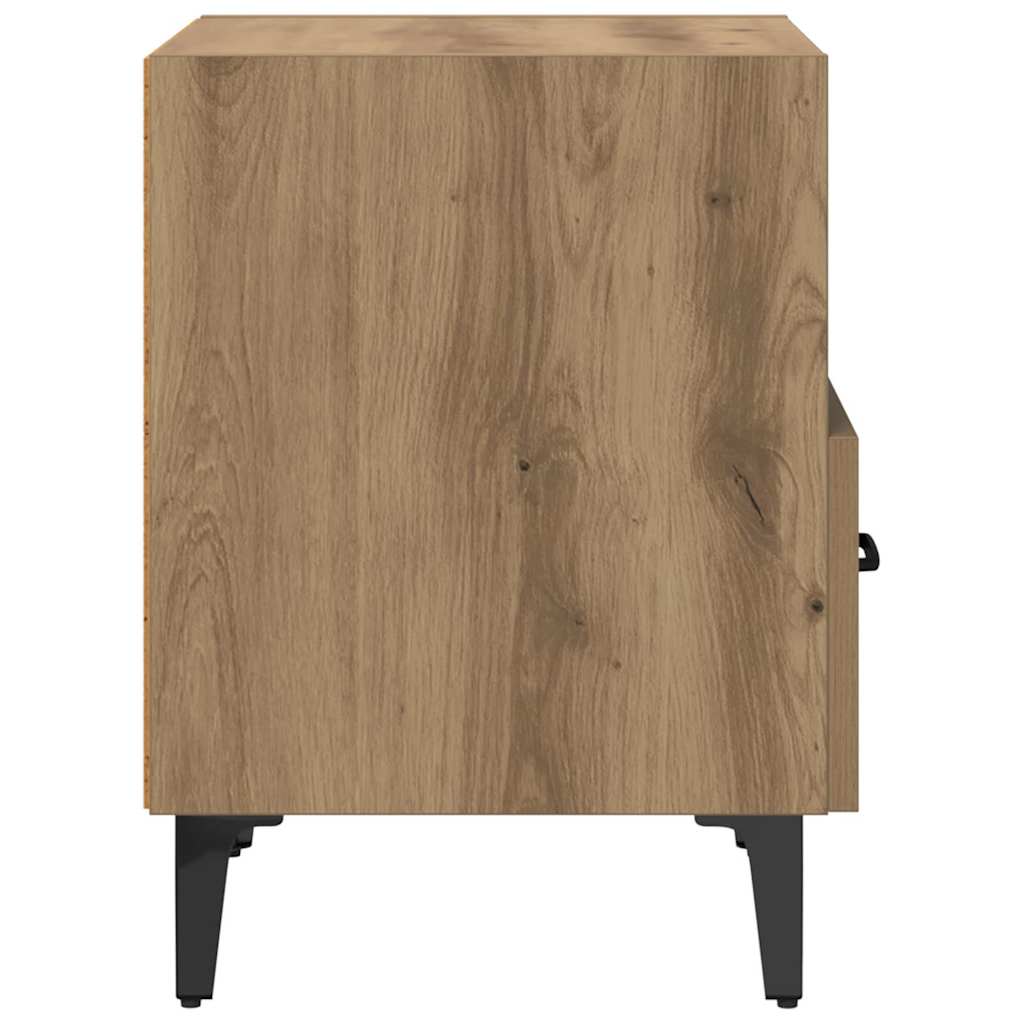 Cabinet de chevet 2 pcs Chêne artisanal 40 x 35 x 47,5 cm - XIOS