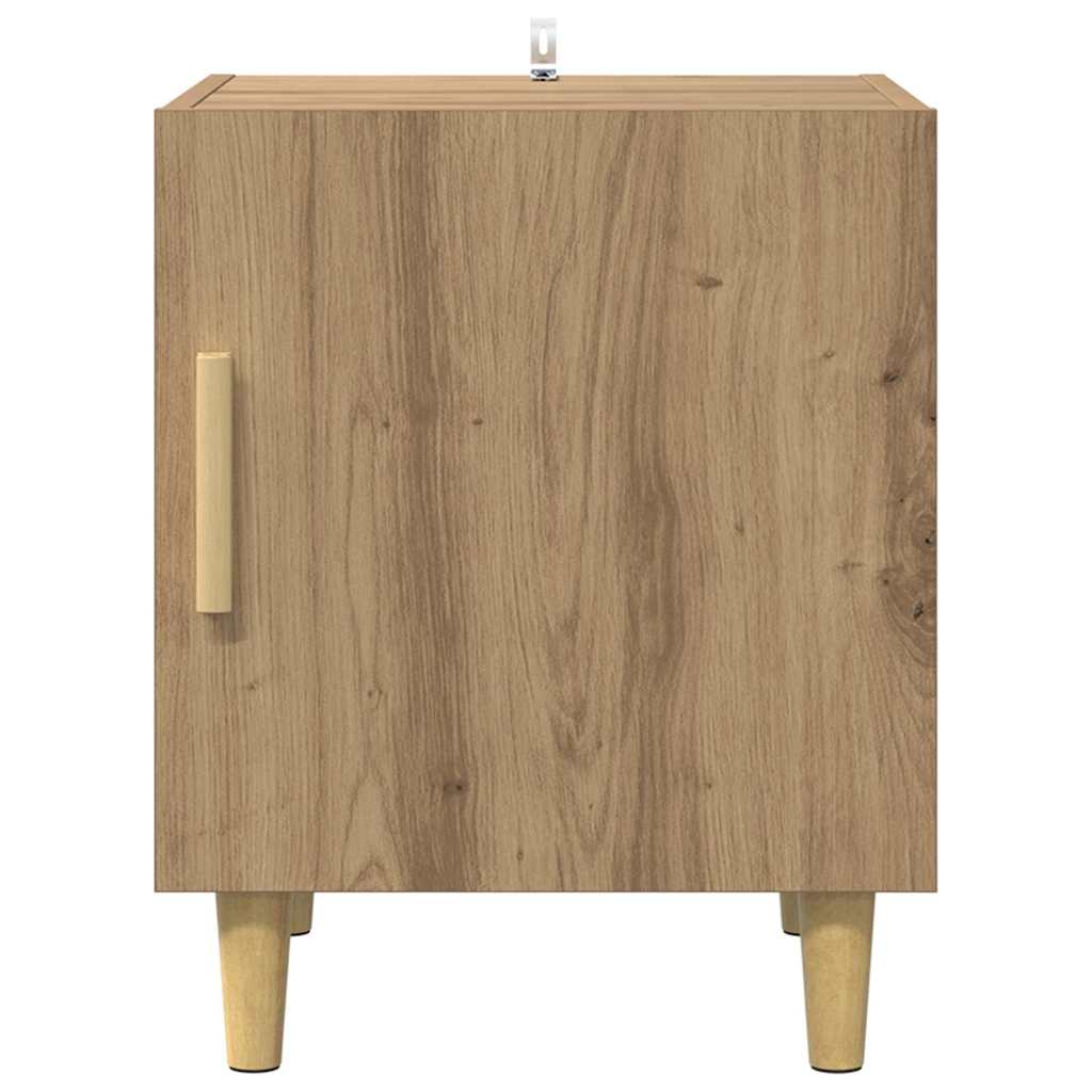 Cabinet de chevet 2 pc Chêne artisanal 40 x 40 x 50 cm - XIOS