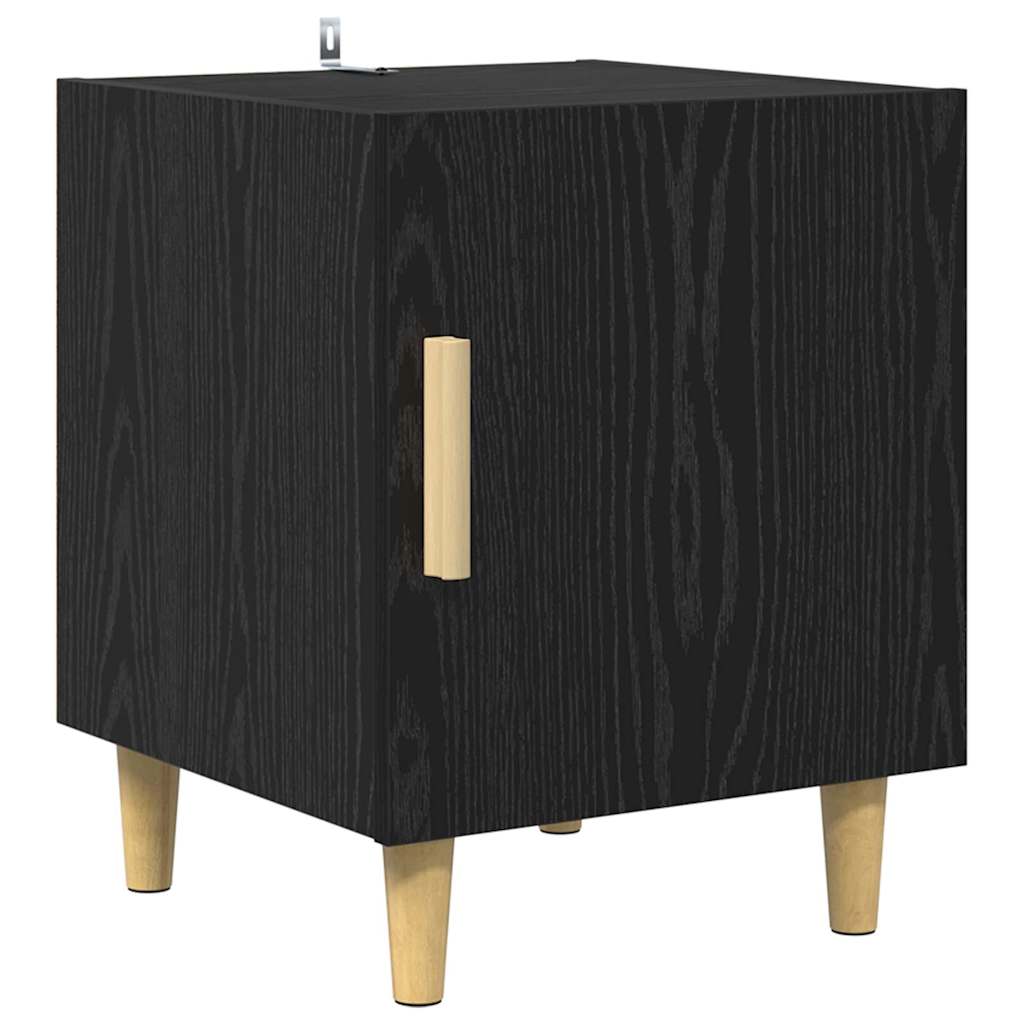 Cabinet de chevet 2 pcs Chêne noir 40 x 40 x 50 cm - XIOS