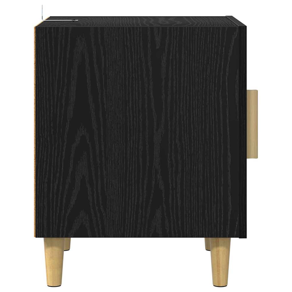 Cabinet de chevet 2 pcs Chêne noir 40 x 40 x 50 cm - XIOS