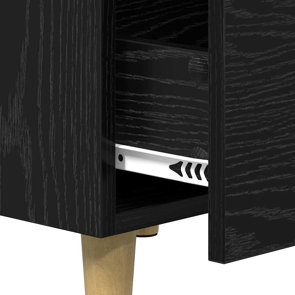 Cabinet de chevet Chêne noir 40 x 40 x 66 cm Bois d'ingénierie - XIOS