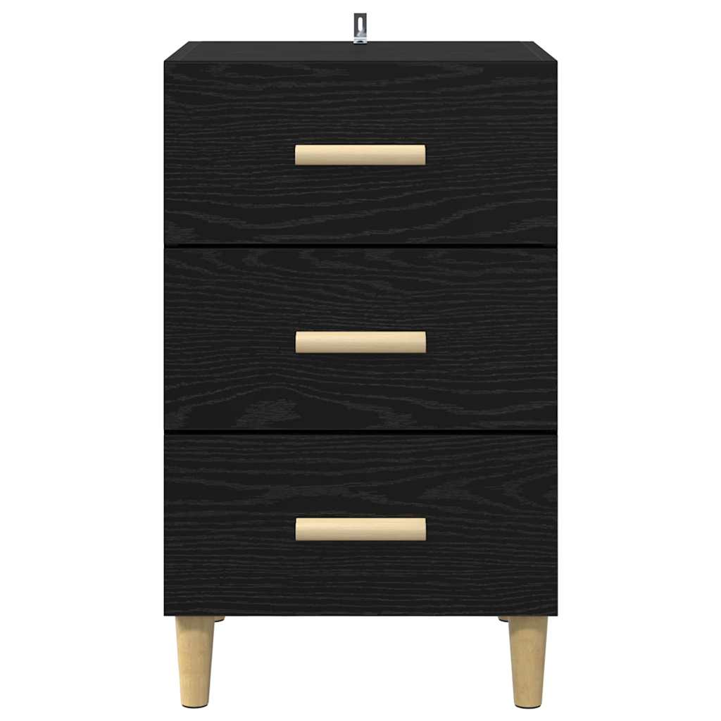 Cabinet de chevet Chêne noir 40 x 40 x 66 cm Bois d'ingénierie - XIOS
