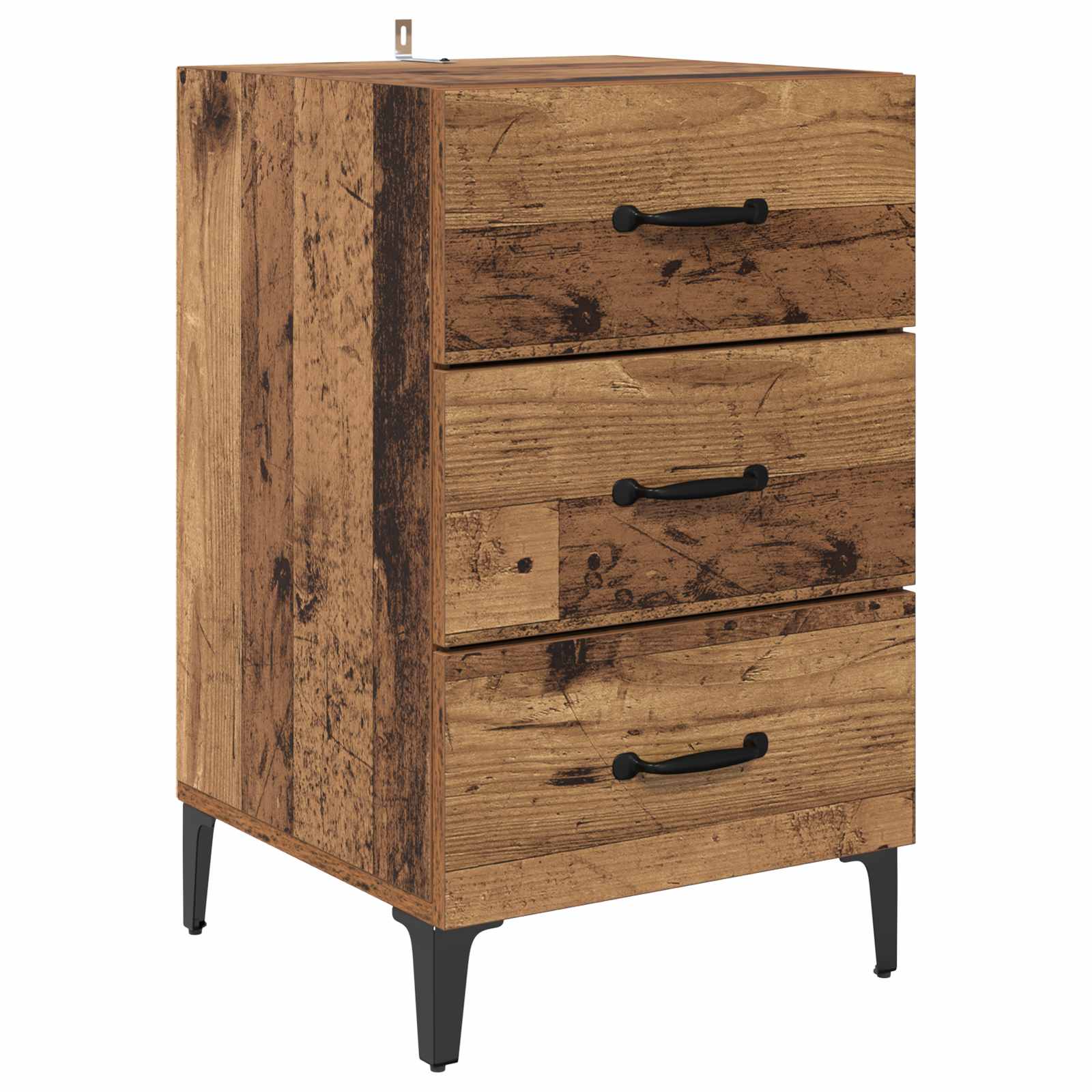 Cabinet de chevet Bois ancien 40 x 40,5 x 66 cm - XIOS