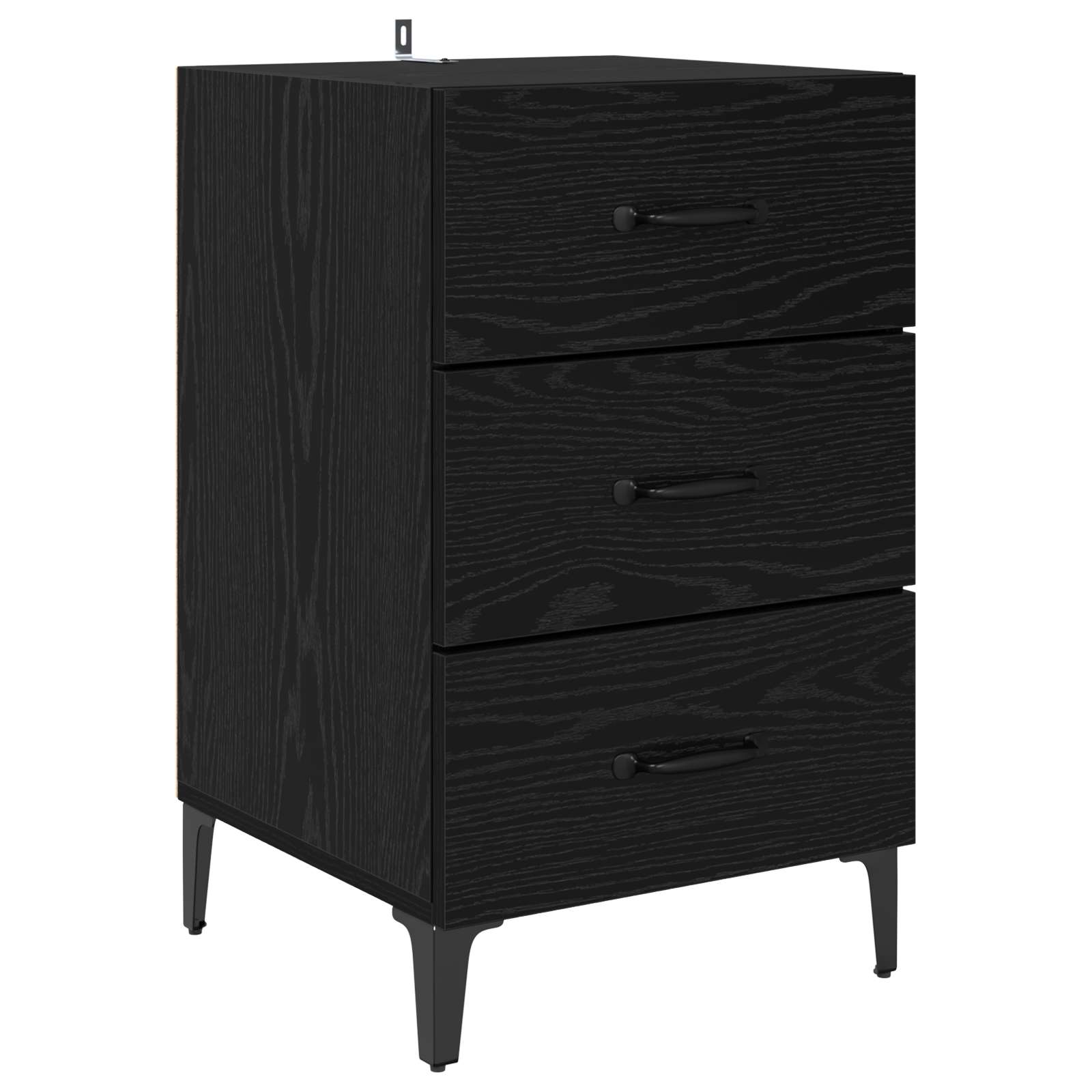 Cabinet de chevet Chêne noir 40 x 40,5 x 66 cm - XIOS