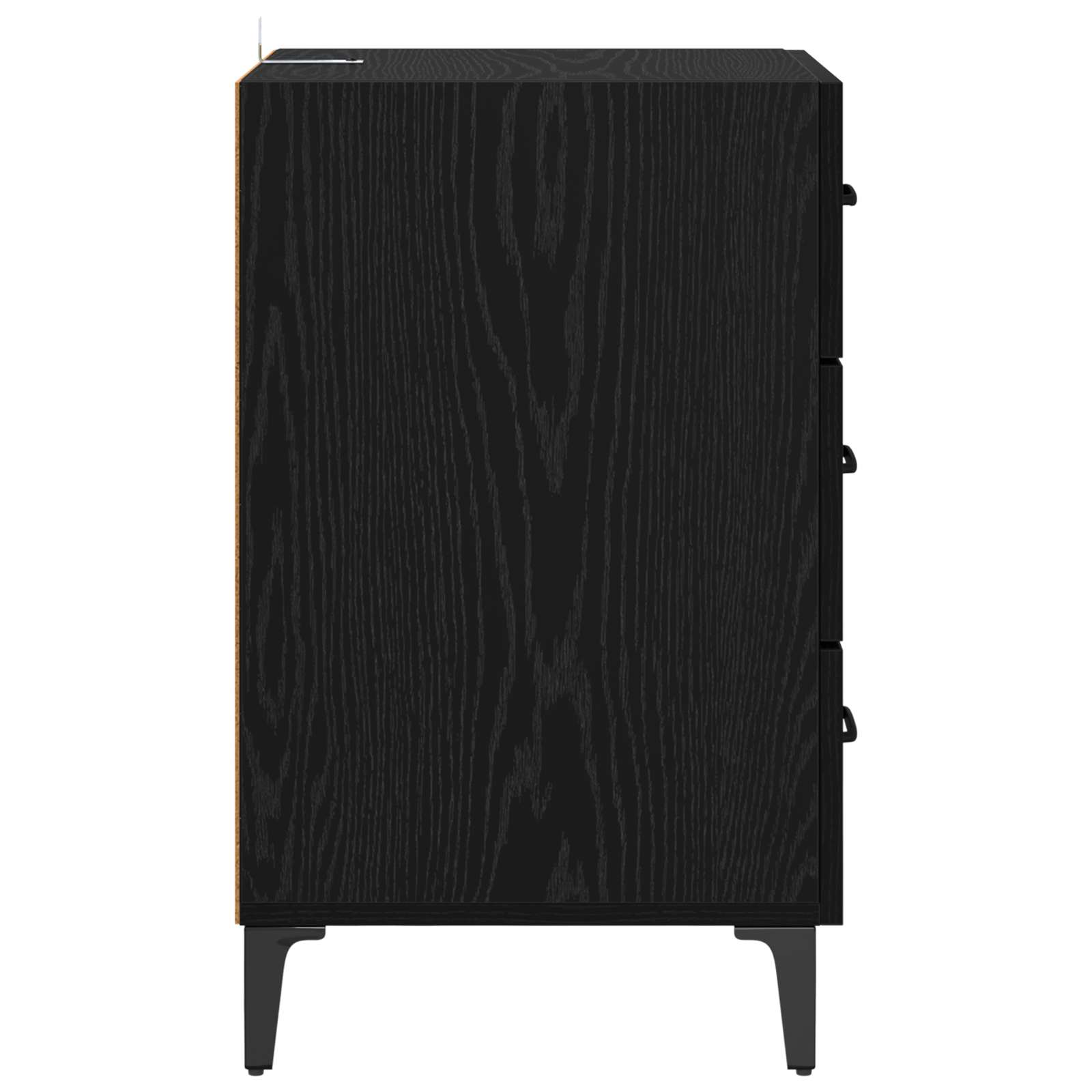 Cabinet de chevet Chêne noir 40 x 40,5 x 66 cm - XIOS