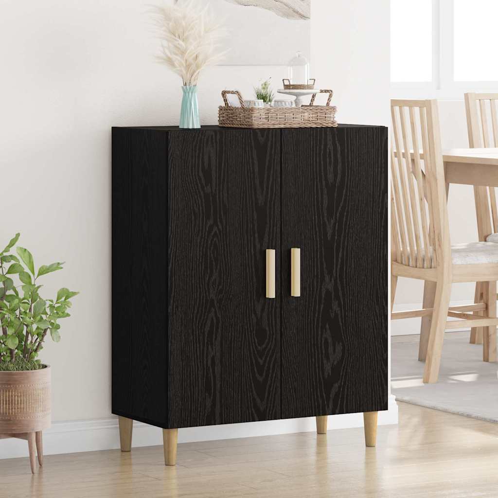 Buffet Chêne noir 70 x 34 x 90 cm Bois d'ingénierie - XIOS