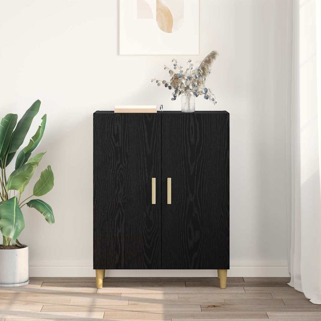 Buffet Chêne noir 70 x 34 x 90 cm Bois d'ingénierie - XIOS