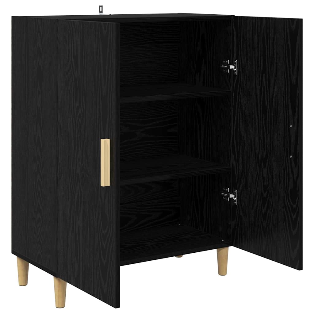 Buffet Chêne noir 70 x 34 x 90 cm Bois d'ingénierie - XIOS