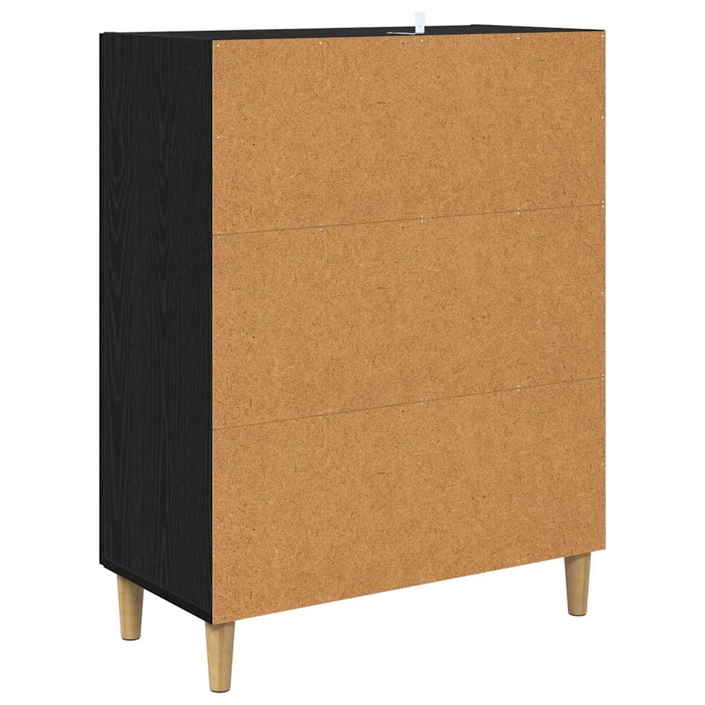 Buffet Chêne noir 70 x 34 x 90 cm Bois d'ingénierie - XIOS