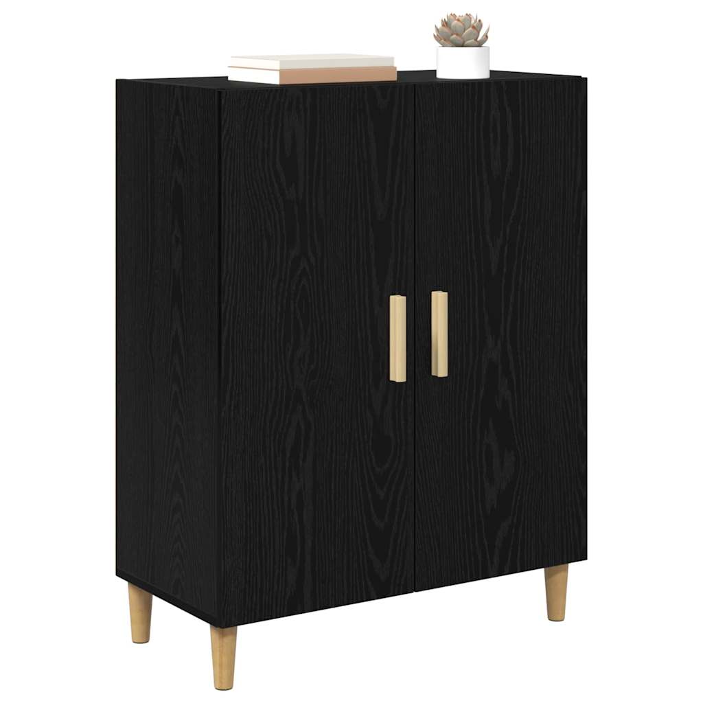 Buffet Chêne noir 70 x 34 x 90 cm Bois d'ingénierie - XIOS