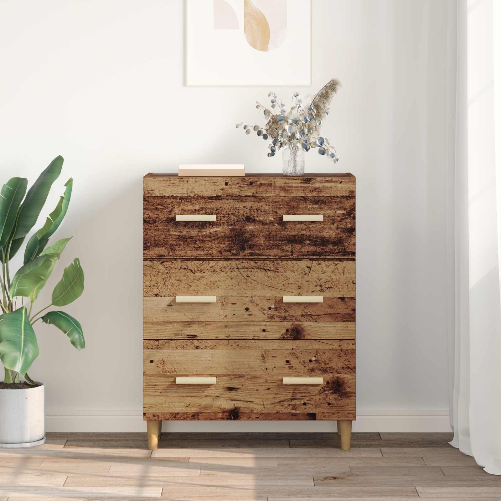 Buffet Bois ancien 69,5 x 34 x 90 cm Bois d'ingénierie - XIOS