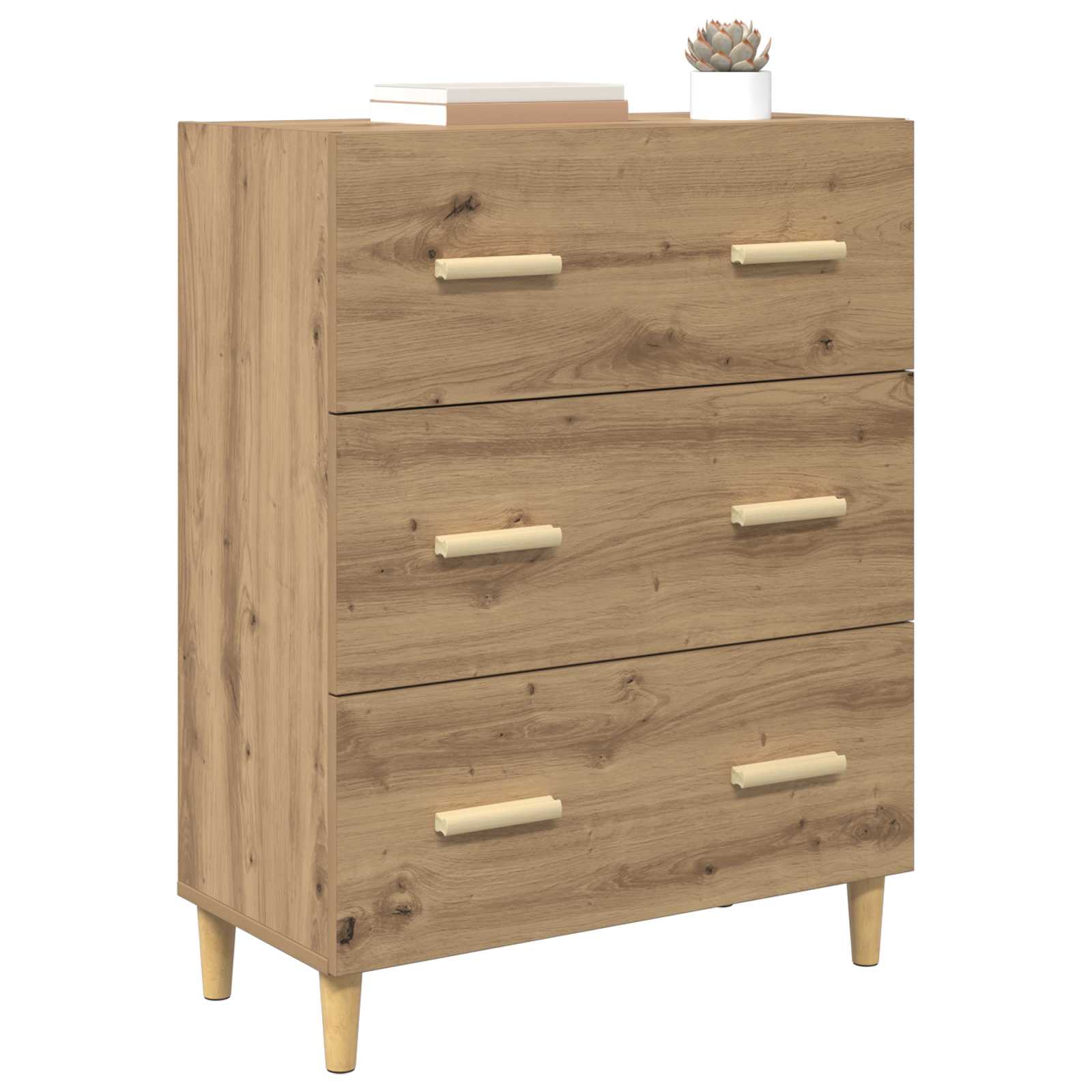 Buffet Chêne artisanal 69,5 x 34 x 90 cm Bois d'ingénierie - XIOS