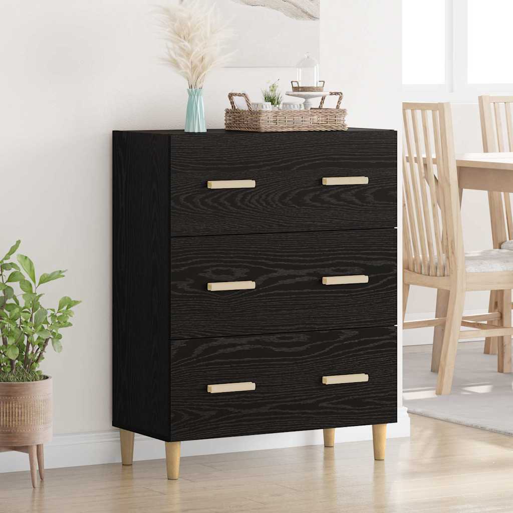 Buffet Chêne noir 34 x 69.5 x 90 cm Bois d'ingénierie - XIOS