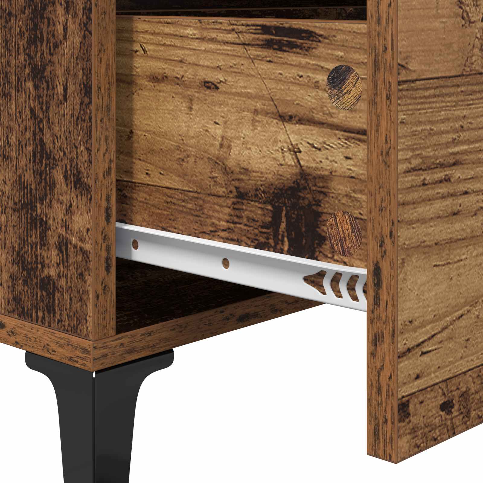 Buffet Bois ancien 69,5 x 34 x 90 cm Bois d'ingénierie et fer - XIOS