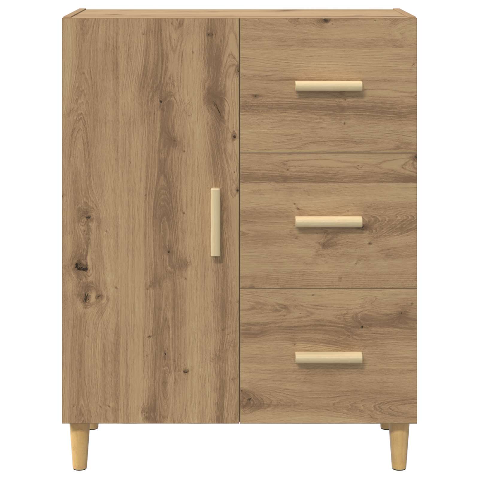 Buffet Chêne artisanal 34 x 69,5 x 90 cm Bois d'ingénierie - XIOS