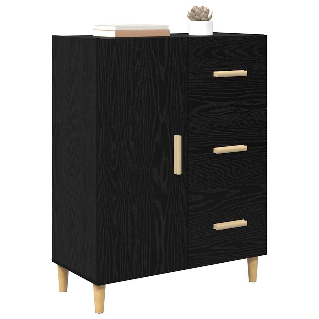 Buffet Chêne noir 34 x 69,5 x 90 cm Bois d'ingénierie - XIOS