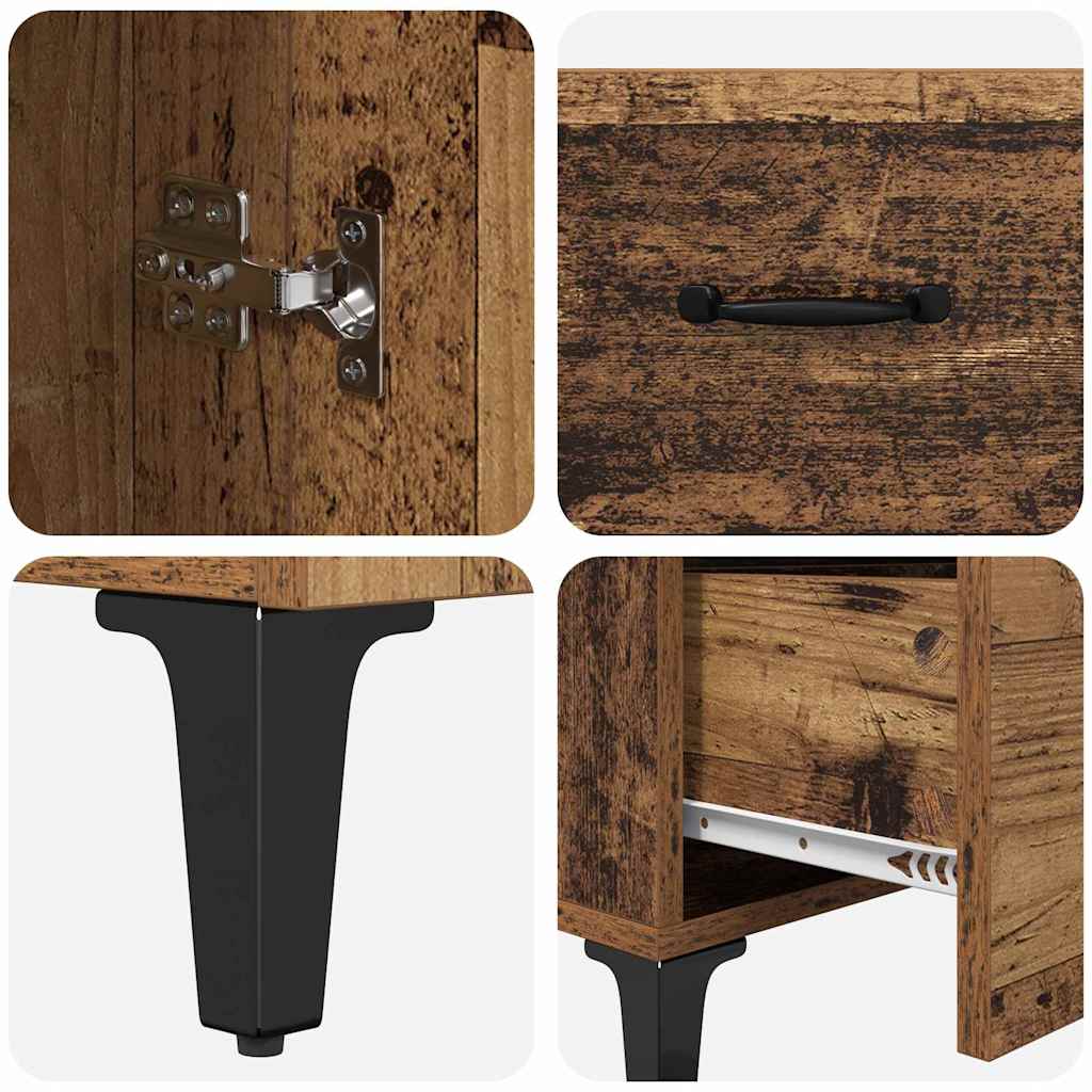 Buffet Bois ancien 69,5 x 34 x 90 cm Bois d'ingénierie - XIOS