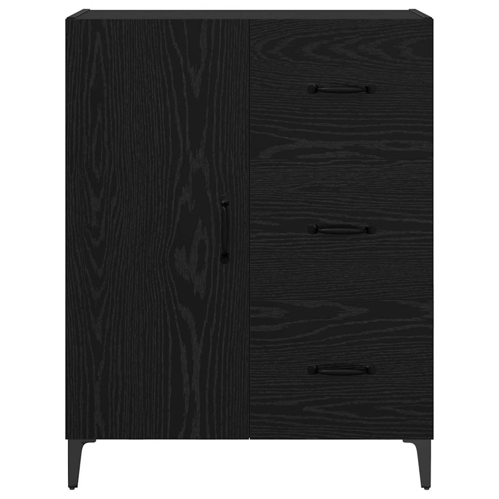 Buffet Chêne noir 69,5 x 34 x 90 cm Bois d'ingénierie - XIOS