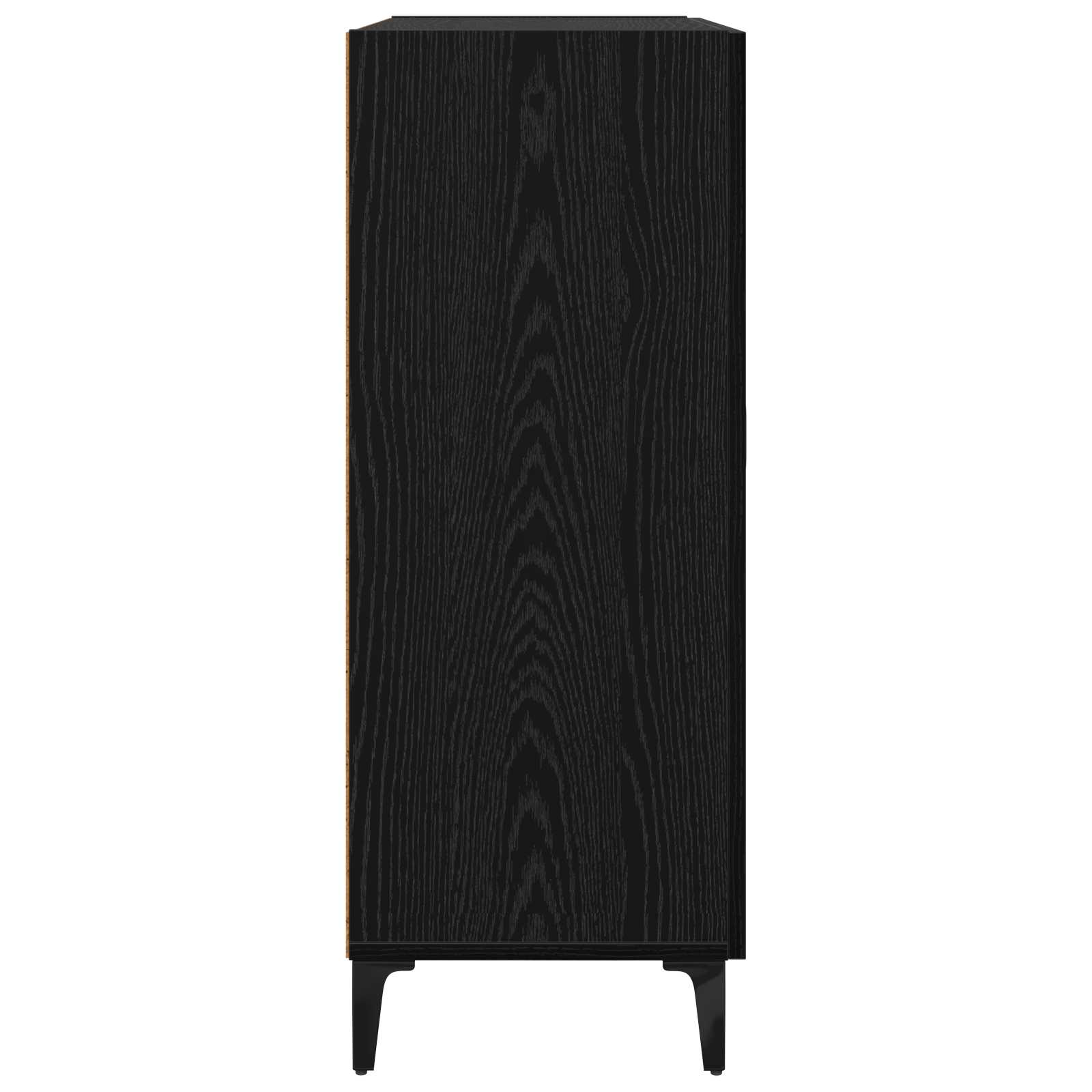 Buffet Chêne noir 69,5 x 34 x 90 cm Bois d'ingénierie - XIOS