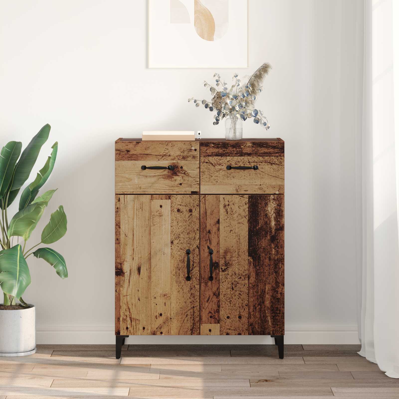 Buffet Bois ancien 69,5 x 34 x 90 cm Bois d'ingénierie - XIOS