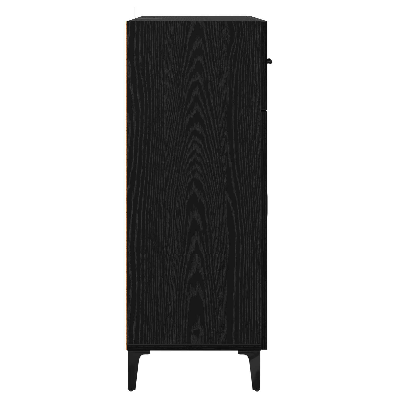 Buffet Chêne noir 69,5 x 34 x 90 cm Bois d'ingénierie - XIOS