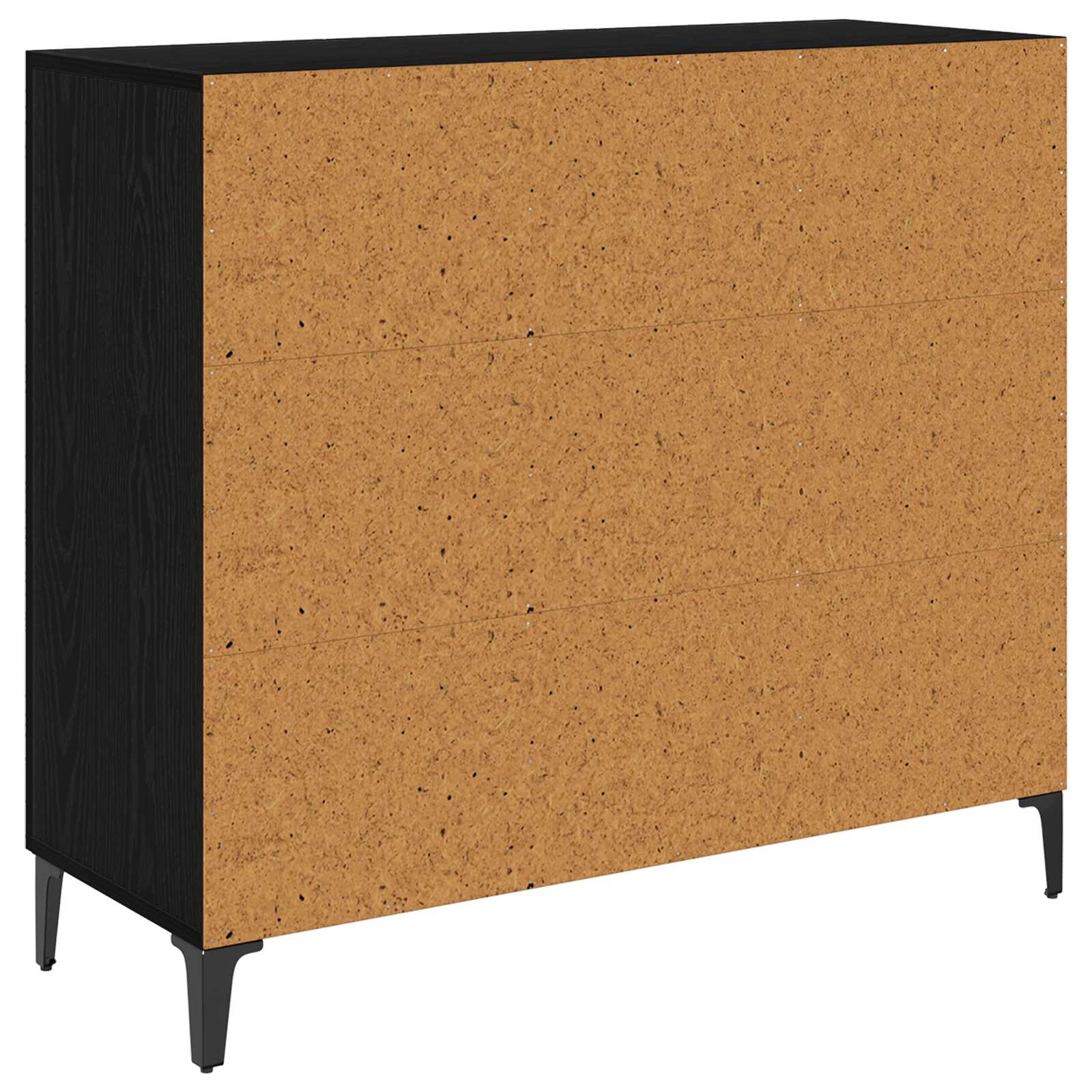 Buffet Chêne noir 34 x 90 x 80 cm Bois d'ingénierie - XIOS