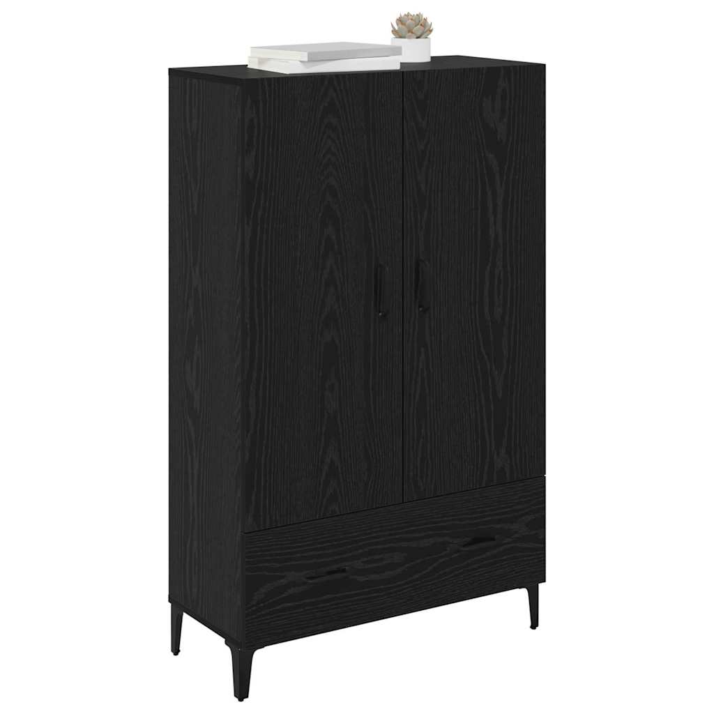 Haut Armoire avec tiroir Chêne noir 70 x 31 x 115 cm - XIOS