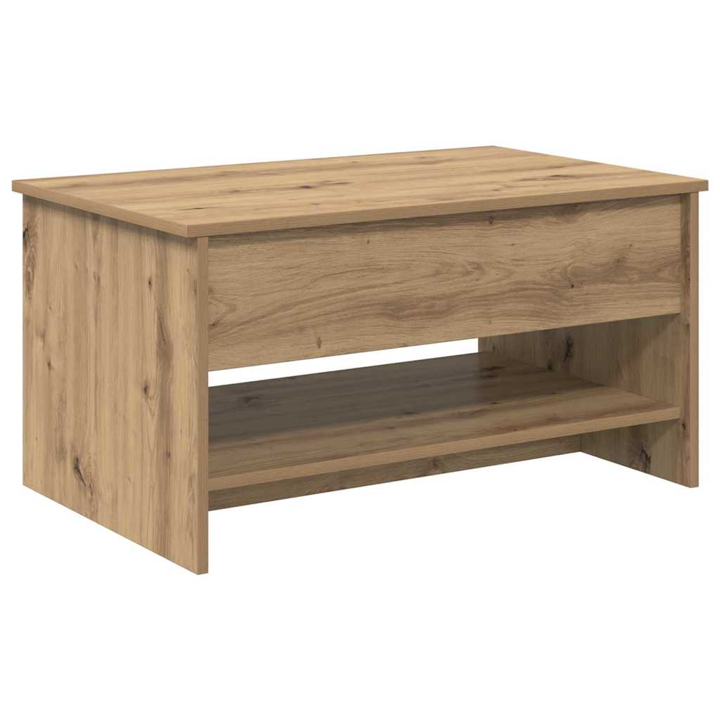 Table basse Chêne artisanal 80 x 50,5 x 41,5 cm - XIOS