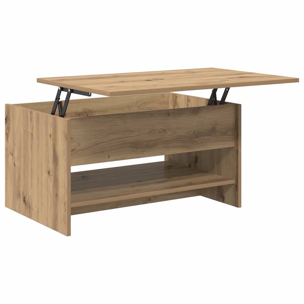 Table basse Chêne artisanal 80 x 50,5 x 41,5 cm - XIOS