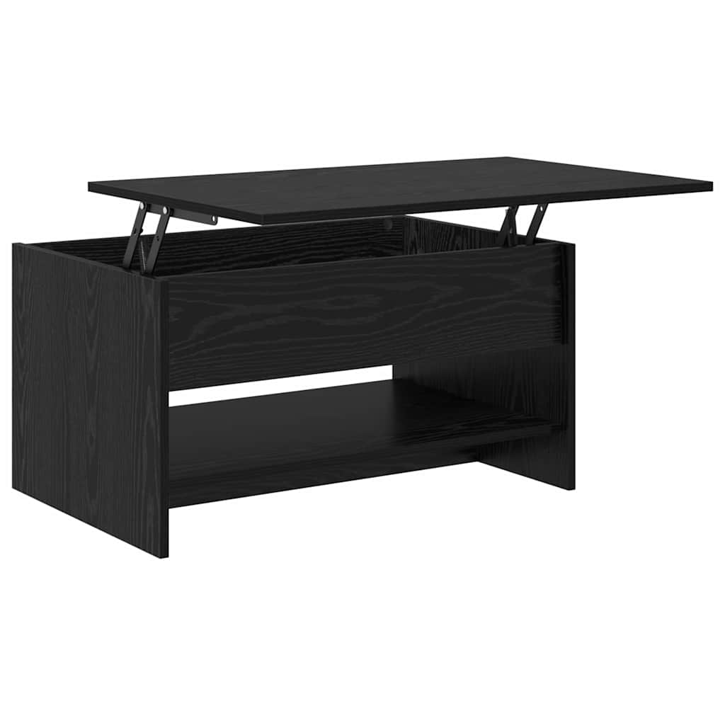 Table basse Chêne noir 80 x 50.5 x 41.5 cm Bois d'ingénierie - XIOS