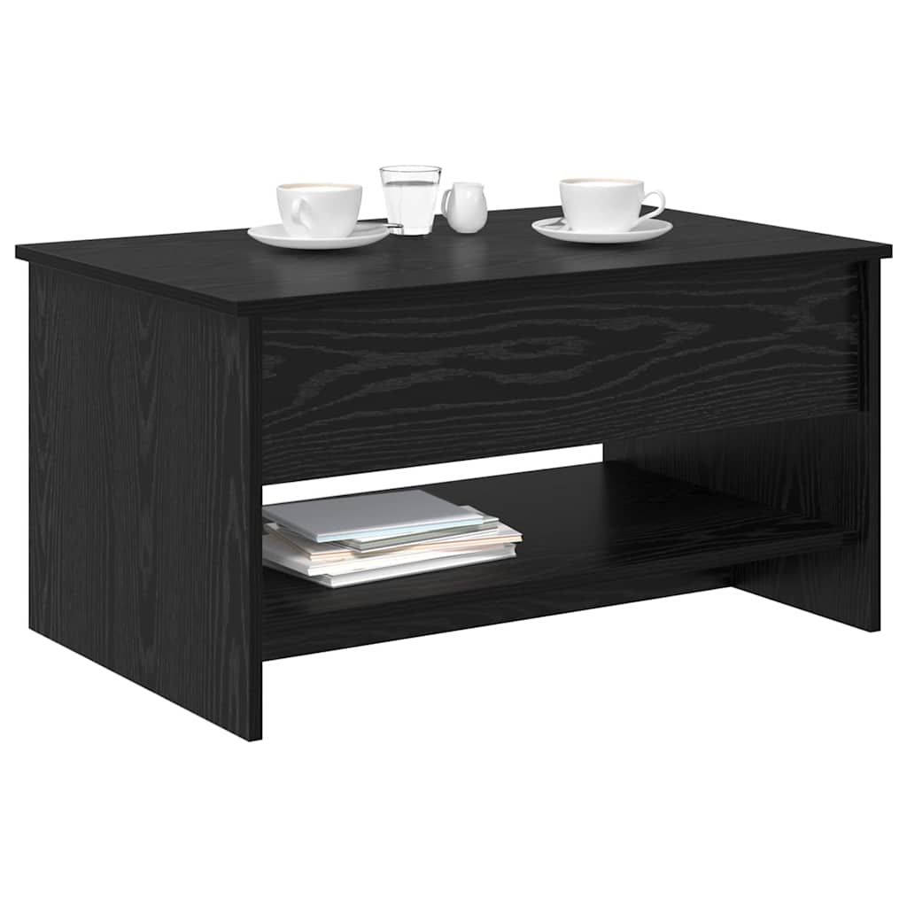 Table basse Chêne noir 80 x 50.5 x 41.5 cm Bois d'ingénierie - XIOS