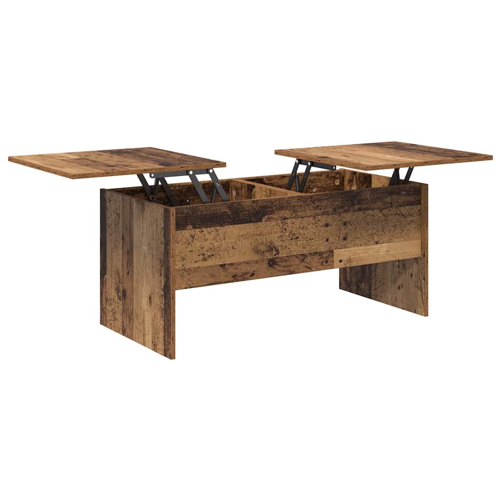 Table basse Bois ancien 102 x 50,5 x 46,5 cm Bois d'ingénierie - XIOS