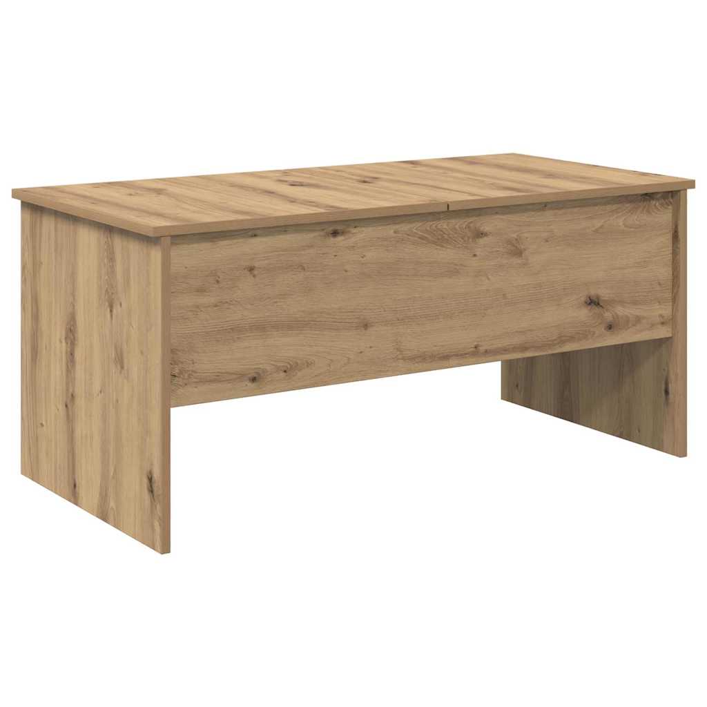 Table basse chêne artisanal 102 x 50,5 x 46,5 cm - XIOS