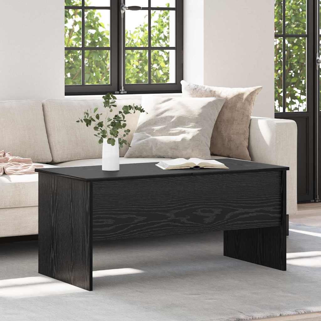 Table basse Chêne noir 102 x 50,5 x 46,5 cm Bois d'ingénierie - XIOS