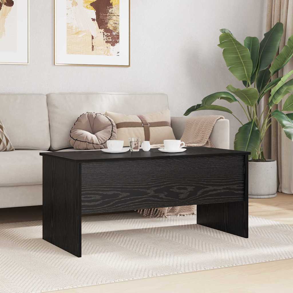 Table basse Chêne noir 102 x 50,5 x 46,5 cm Bois d'ingénierie - XIOS