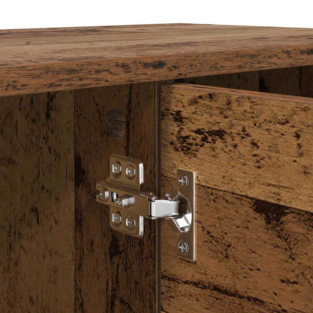 Meuble TV 102 x 35 x 36,5 cm Bois Ancien Bois d'ingénierie - XIOS