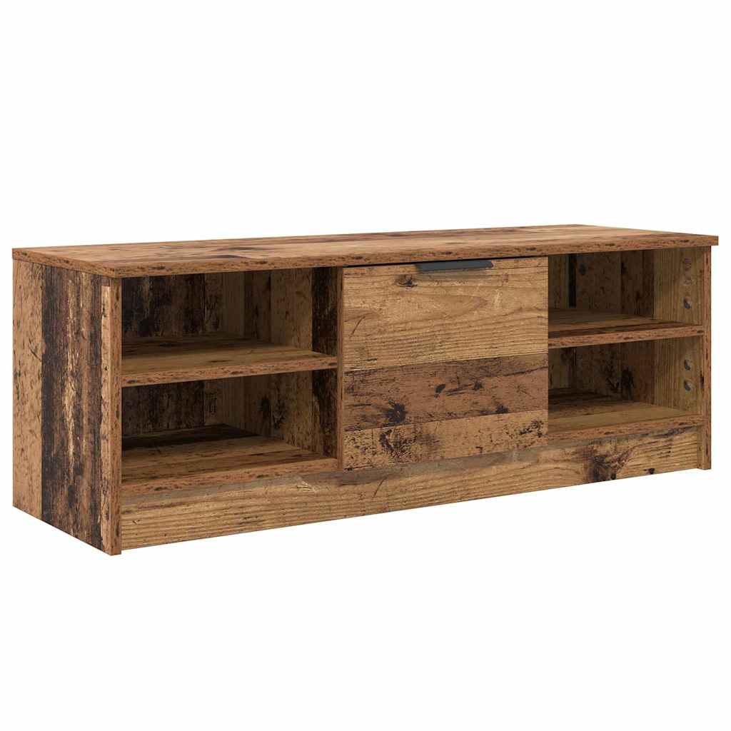 Meuble TV 102 x 35 x 36,5 cm Bois Ancien Bois d'ingénierie - XIOS