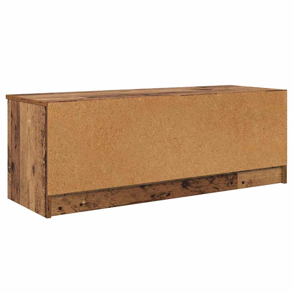 Meuble TV 102 x 35 x 36,5 cm Bois Ancien Bois d'ingénierie - XIOS