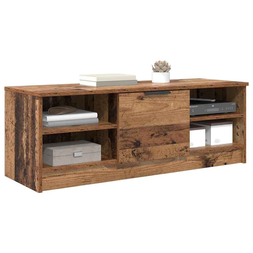 Meuble TV 102 x 35 x 36,5 cm Bois Ancien Bois d'ingénierie - XIOS
