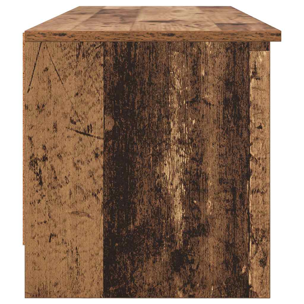 Meuble TV 102 x 35 x 36,5 cm Bois Ancien Bois d'ingénierie - XIOS