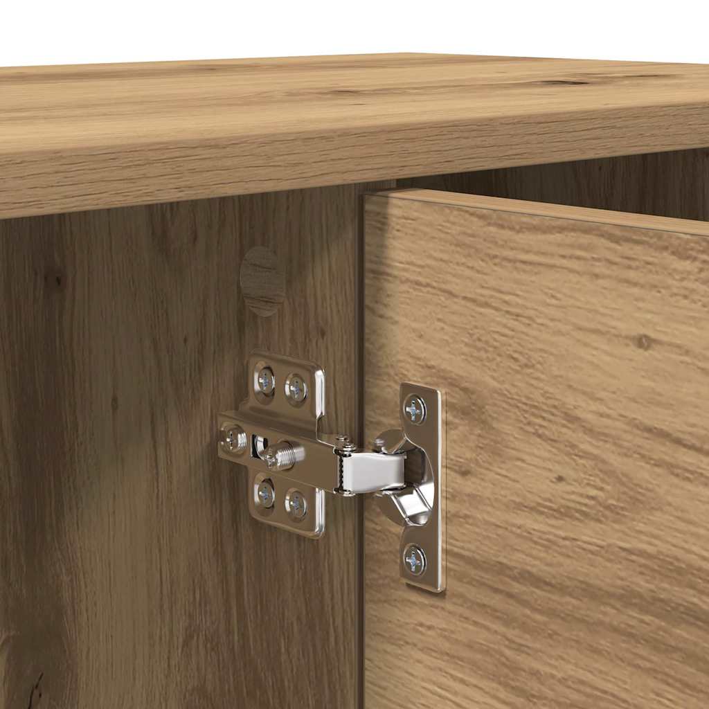 Meuble TV 102 x 35 x 36,5 cm Chêne artisanal Bois d'ingénierie - XIOS