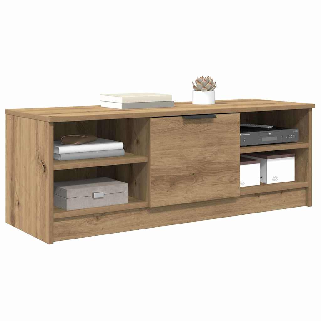 Meuble TV 102 x 35 x 36,5 cm Chêne artisanal Bois d'ingénierie - XIOS