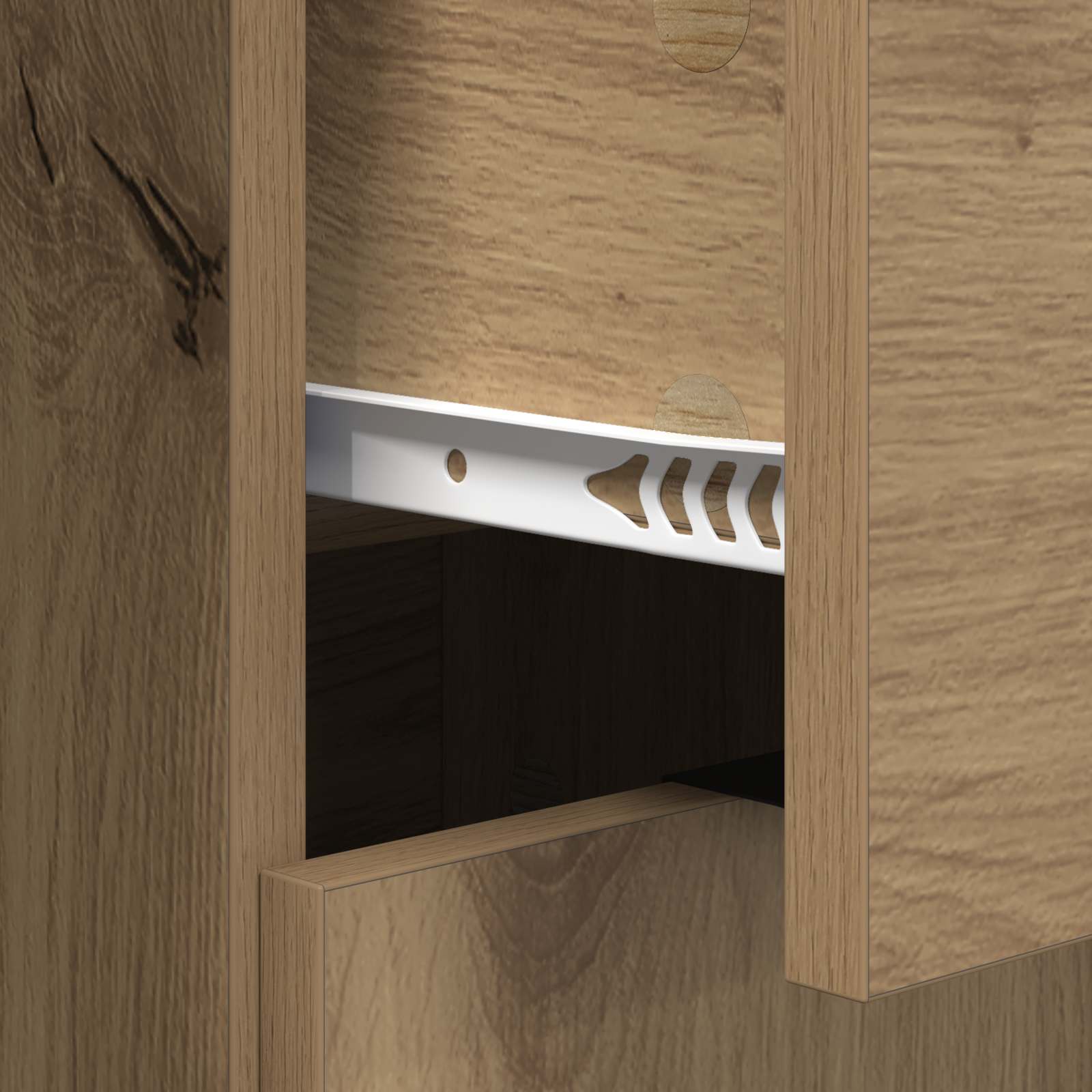 Buffet Chêne artisanal 60 x 30 x 70 cm Bois d'ingénierie