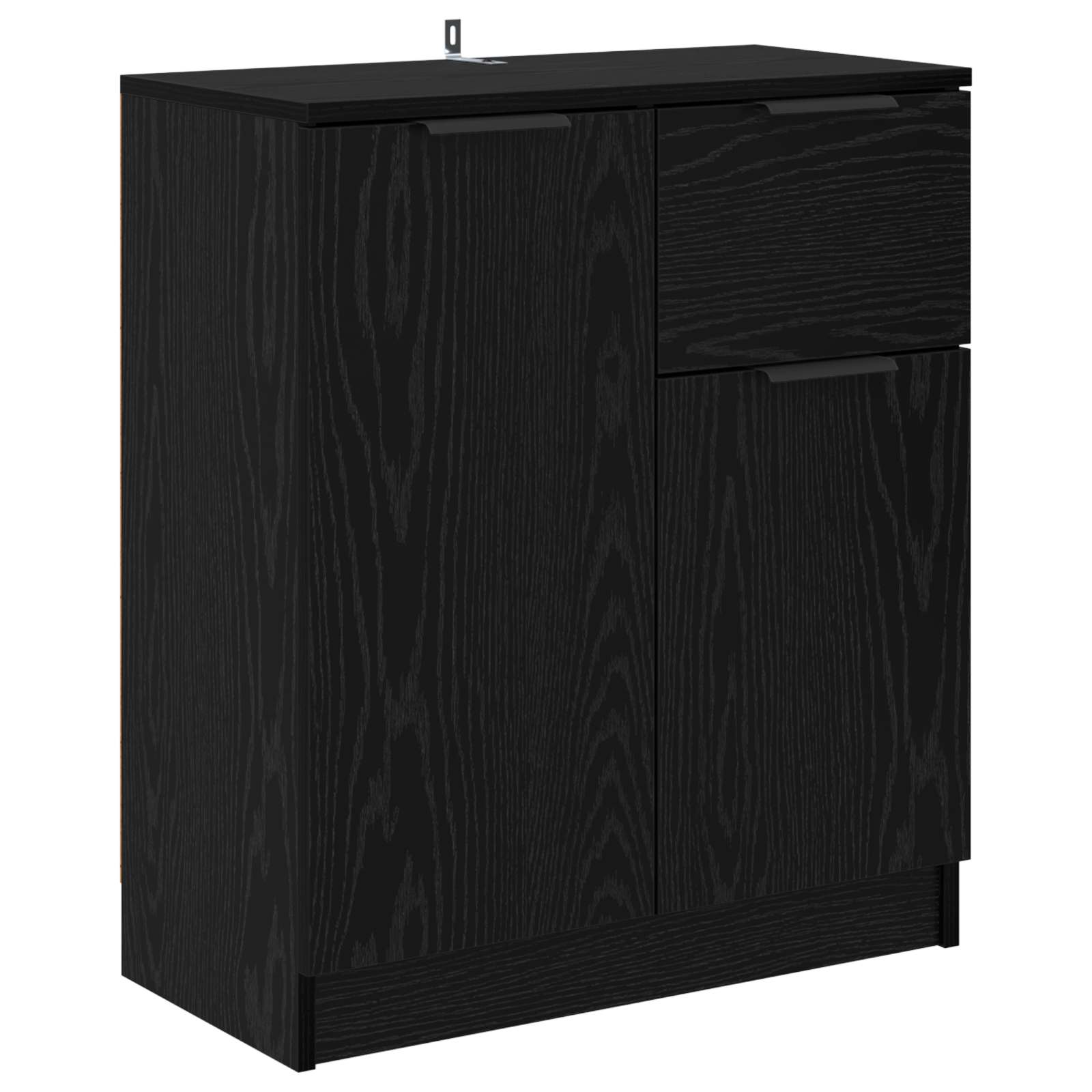 Buffet avec tiroir Chêne noir 60 x 30 x 70 cm Bois d'ingénierie - XIOS