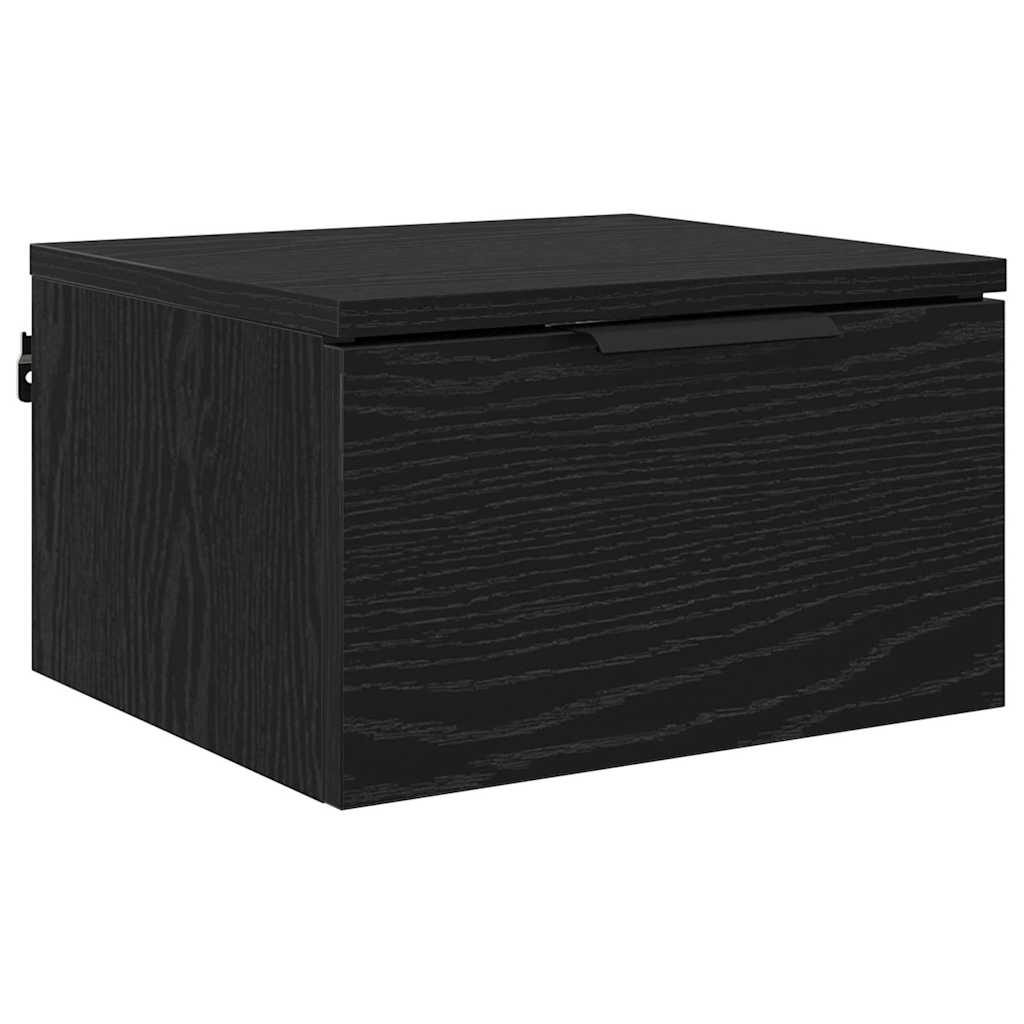 Cabinet de chevet Chêne noir 34 x 30 x 20 cm Bois d'ingénierie - XIOS