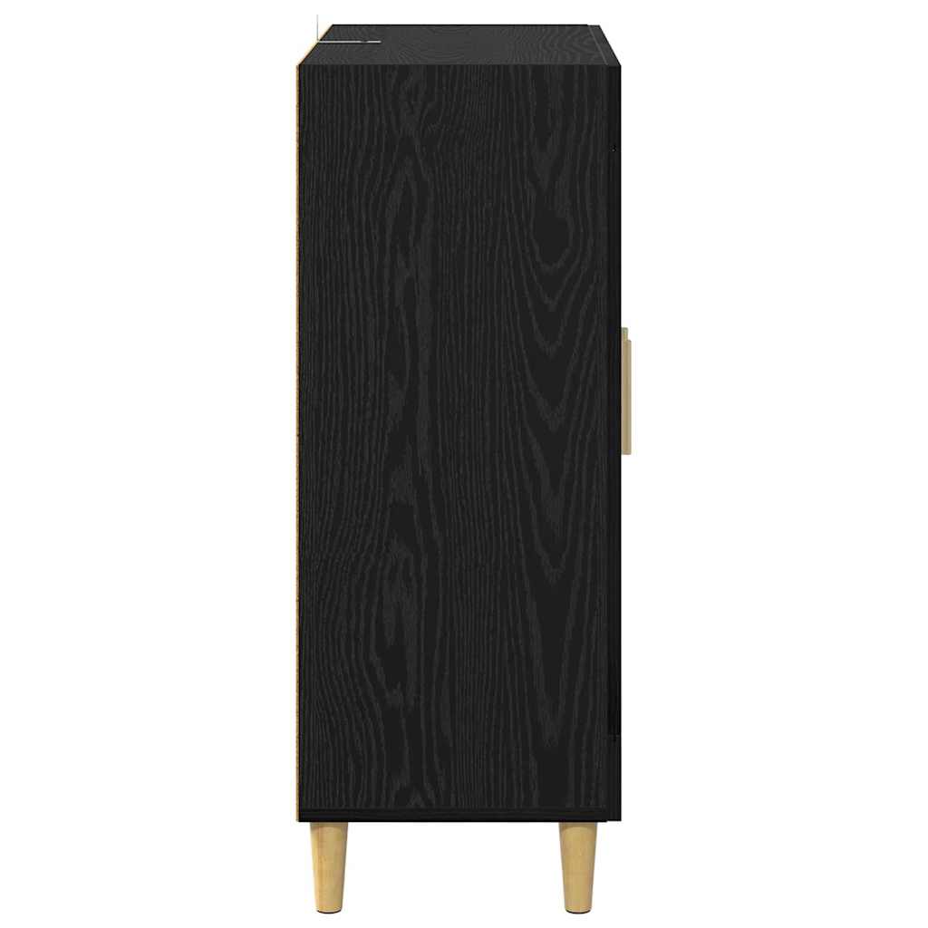 Buffet Chêne noir 69,5 x 34 x 90 cm Bois d'ingénierie - XIOS