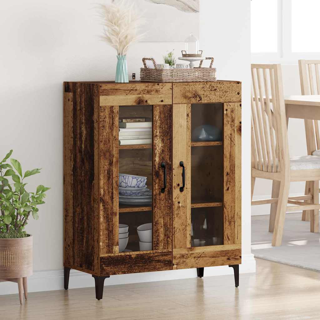 Buffet Bois Ancien 69,5 x 34 x 90 cm Bois d'ingénierie et fer - XIOS